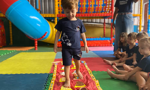 Atividade Sensorial com a Recreação