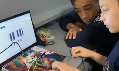 Programação por Eventos e Criatividade com Makey Makey no Mind Maker – 6TH ao 9TH Grade
